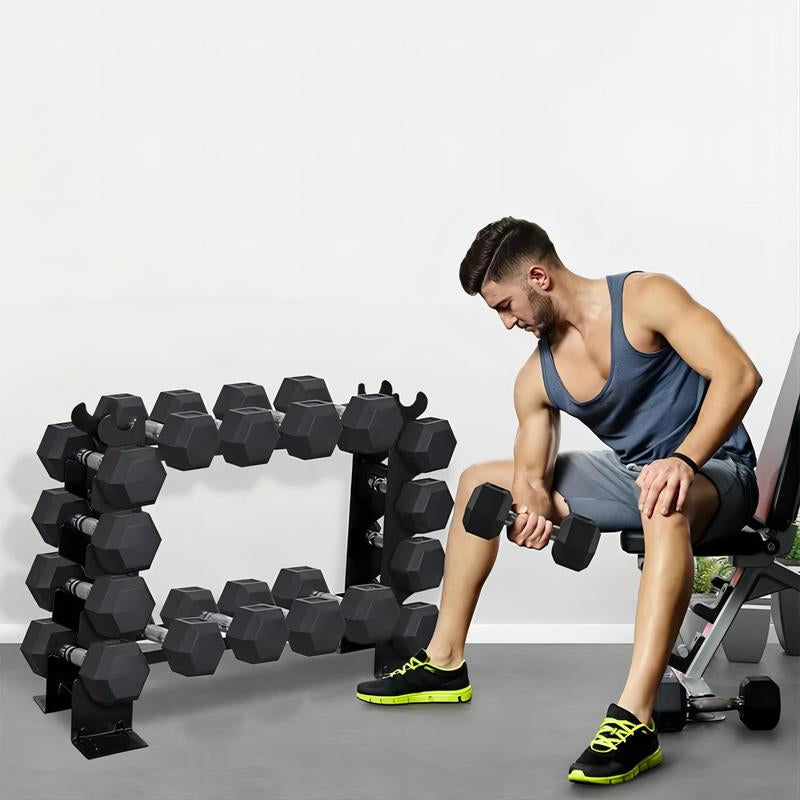 Dumbbell Rack Stand for 450 lbs Weight Storage - Home Gym Exercise Equipment (Dumbbells Not Included)