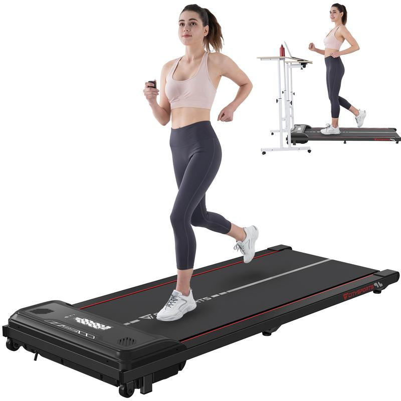 CITYSPORTS Portable under Desk Treadmill with Bluetooth Speakers, Low Noise Motor, Space Saving, Walking Pad, Multifunctional Display, Compact Design