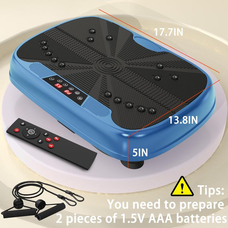 Vibrating Lymphatic Drainage Exercise Machine - Vibrating Plate Fitness Platform Shaking Full Body Shaker Workout Machine for Home/Office
