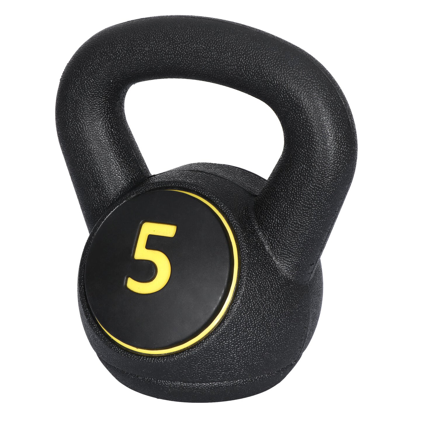 3-Piece Kettlebell Set with Storage Rack 5Lb 10Lb 15Lb Weight for Home Gym