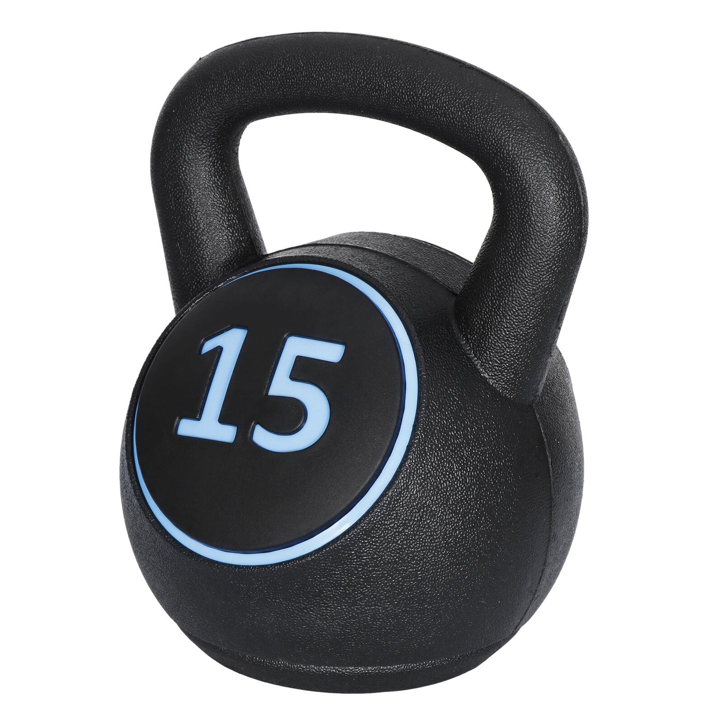 3-Piece Kettlebell Set with Storage Rack 5Lb 10Lb 15Lb Weight for Home Gym