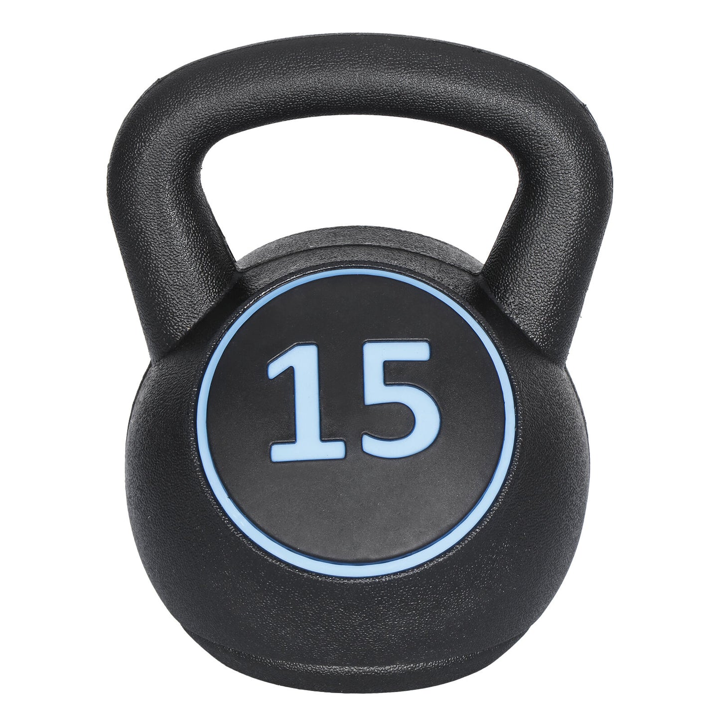 3-Piece Kettlebell Set with Storage Rack 5Lb 10Lb 15Lb Weight for Home Gym