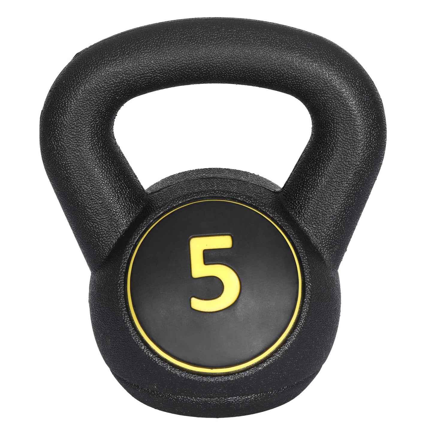 3-Piece Kettlebell Set with Storage Rack 5Lb 10Lb 15Lb Weight for Home Gym