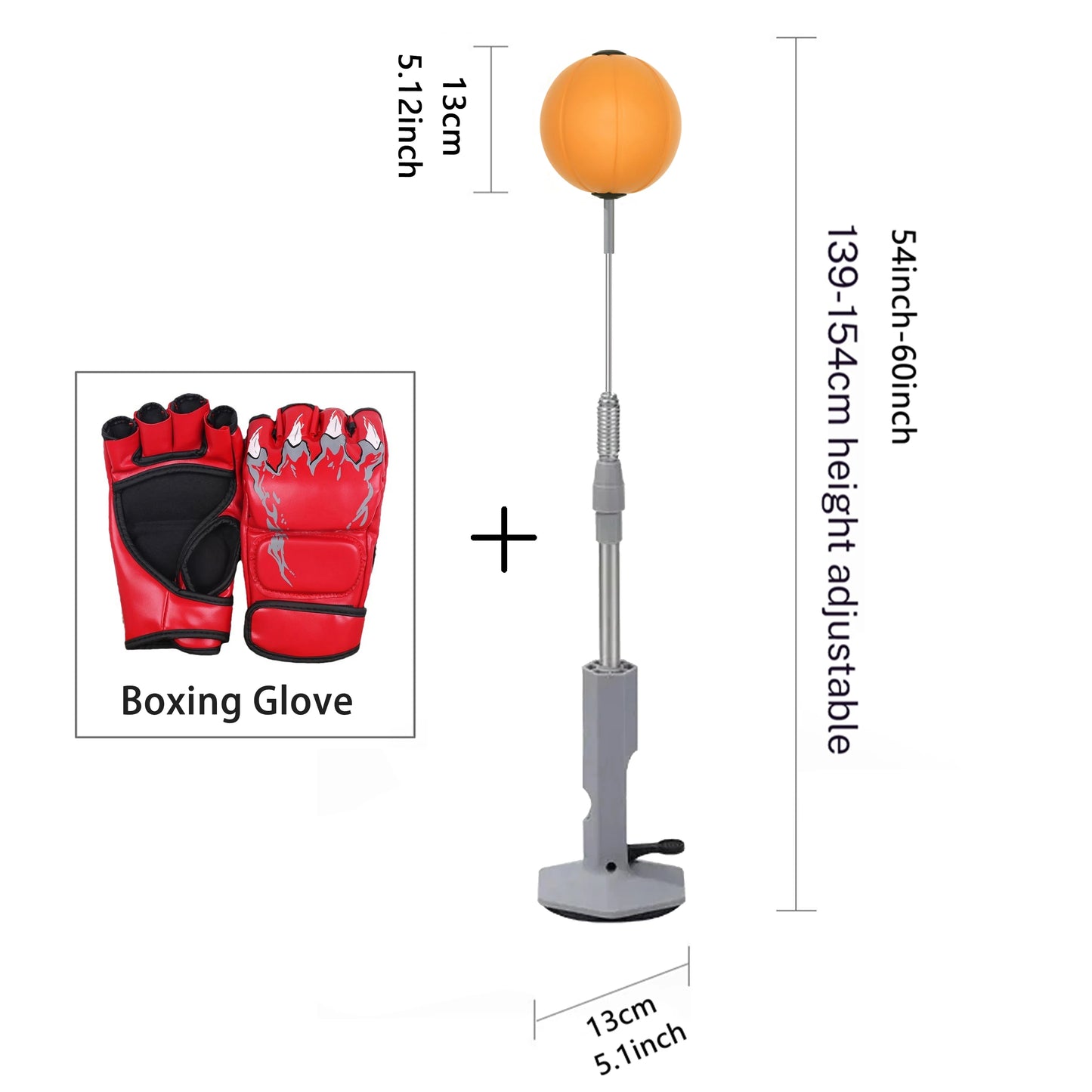 Professional Lightweight Boxing Speed Bag with Suction Cup for Enhanced Reflex and Agility Training for Teens and Adults