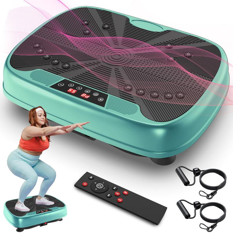 Vibrating Lymphatic Drainage Exercise Machine - Vibrating Plate Fitness Platform Shaking Full Body Shaker Workout Machine for Home/Office