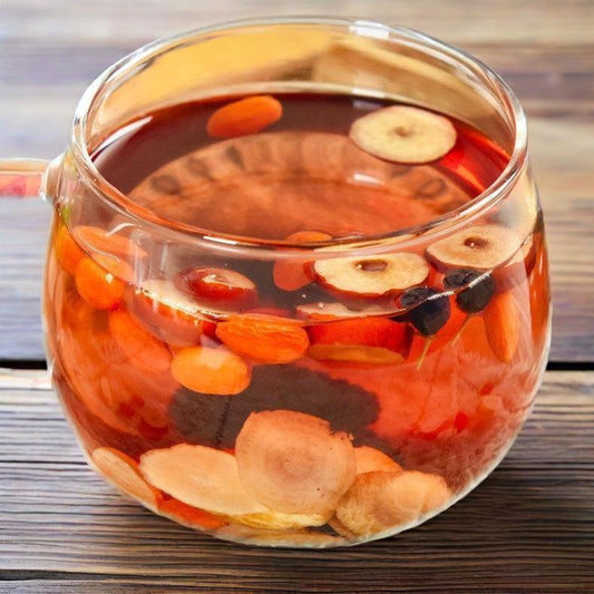 Organic Eight Treasure Kidney Tea Formula Ginseng Six Treasure Tea Combination Scented Tea Red Date Wolfberry Tea Men'S and Women Tea Health Dried Fruit Beverage Loaded Tea Ginseng Infused Eight Treasure Tea Packets Natural Sweet Natural Tea Bags