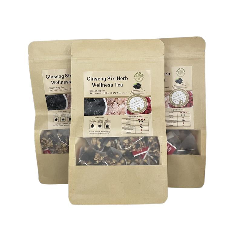 Organic Eight Treasure Kidney Tea Formula Ginseng Six Treasure Tea Combination Scented Tea Red Date Wolfberry Tea Men'S and Women Tea Health Dried Fruit Beverage Loaded Tea Ginseng Infused Eight Treasure Tea Packets Natural Sweet Natural Tea Bags