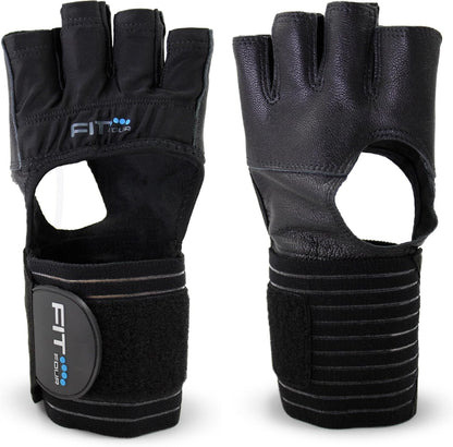 the F4X Spartan - Full Leather Palm Callus Guard WOD Workout Gloves for Weight Lifting & Cross Training Athletes