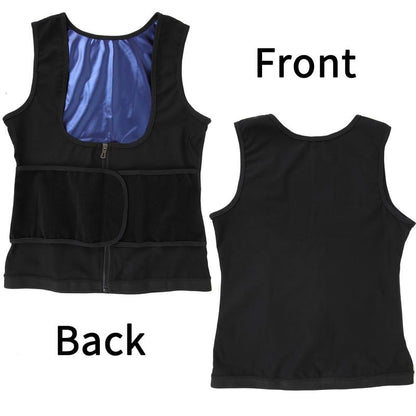Women'S Adjustable Velcro Sauna Tank Top, Tummy Control Shapewear Sleeveless Sauna Suit Waist Trainer Vest Shirt for Women, Workout Gym Exercise Clothing, Gym Clothes, Gym Wear, Fajas Para Mujer, Women Sportswear Activewear Womenswear Athletic