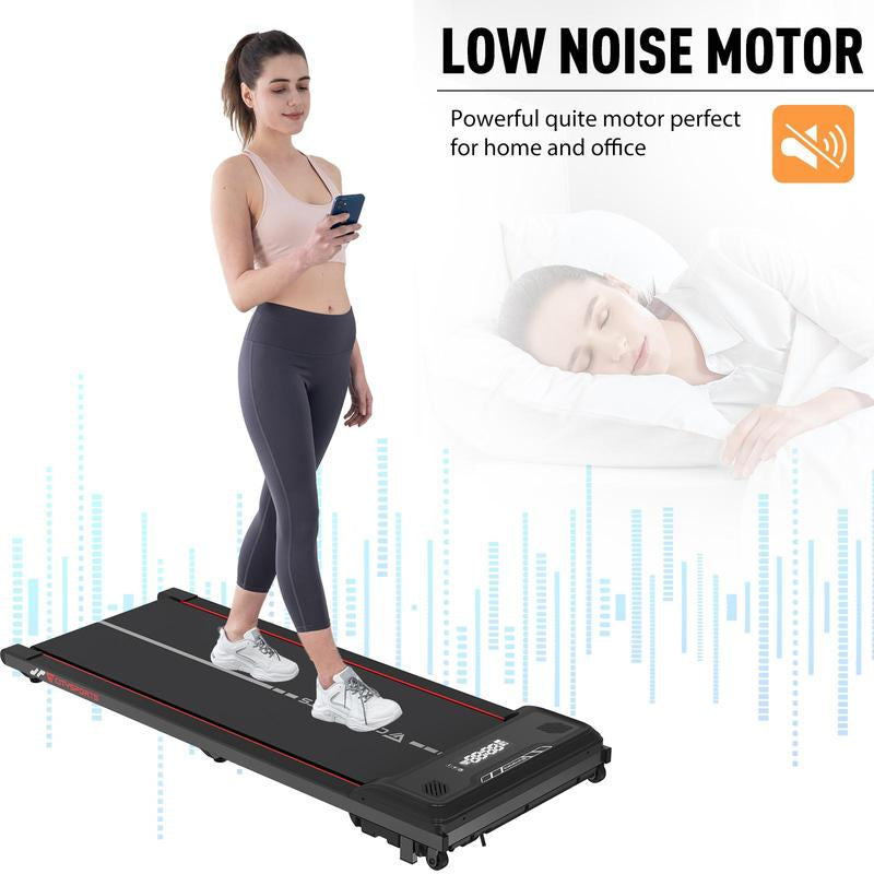 CITYSPORTS Portable under Desk Treadmill with Bluetooth Speakers, Low Noise Motor, Space Saving, Walking Pad, Multifunctional Display, Compact Design