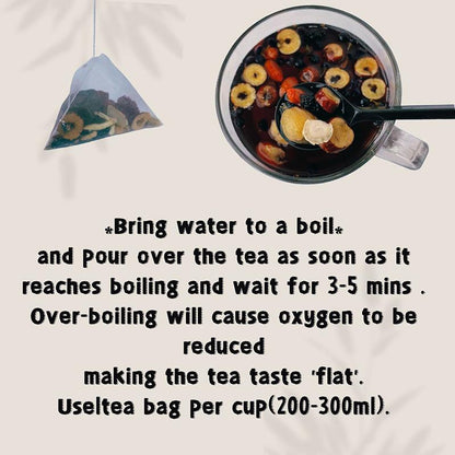 Organic Eight Treasure Kidney Tea Formula Ginseng Six Treasure Tea Combination Scented Tea Red Date Wolfberry Tea Men'S and Women Tea Health Dried Fruit Beverage Loaded Tea Ginseng Infused Eight Treasure Tea Packets Natural Sweet Natural Tea Bags