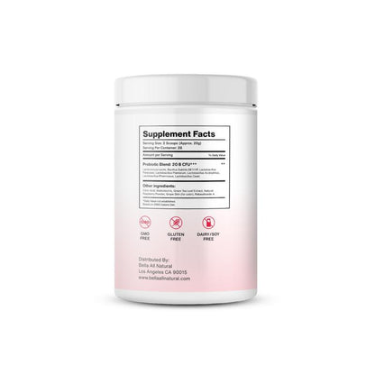 Bella All Natural Probiotics Raspberry Lemonade for Healthier Lifestyle