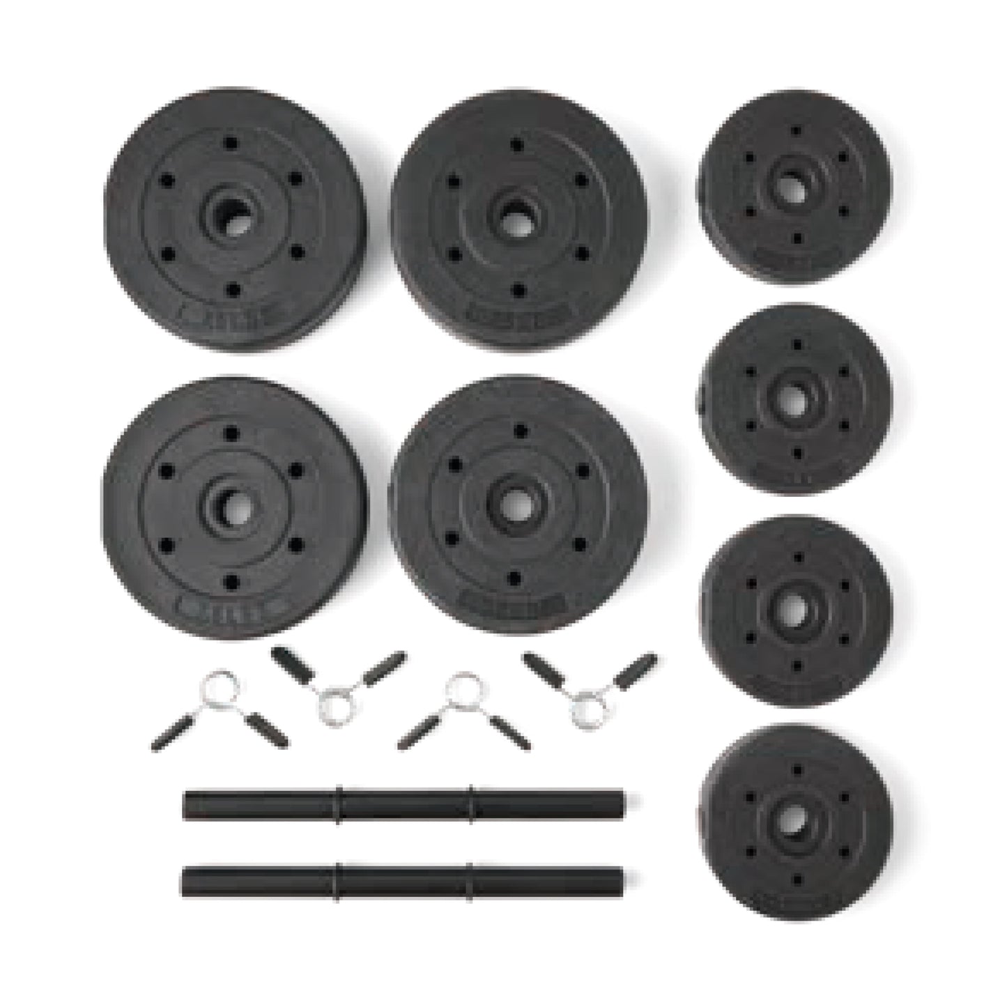 40Lb Adjustable Vinyl Dumbbell Set