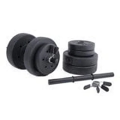 40Lb Adjustable Vinyl Dumbbell Set