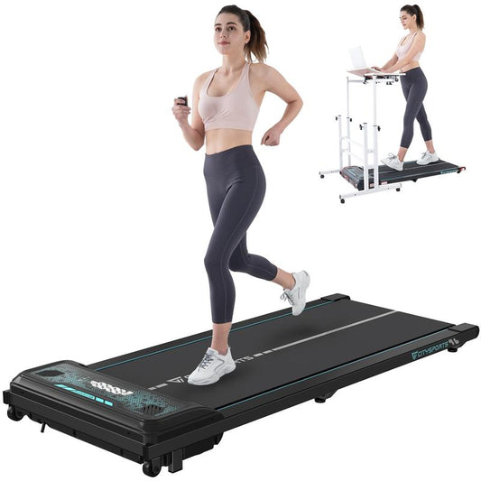 CITYSPORTS Portable under Desk Treadmill with Bluetooth Speakers, Low Noise Motor, Space Saving, Walking Pad, Multifunctional Display, Compact Design