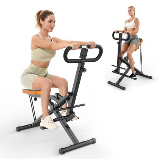 Squat Machine for Home,Ride & Rowingmachine for Botty Glutes Butt Thighs,330Lbs Foldable,Rodeocore Exercise Machine,Abback/Leg Press Hip Thrust
