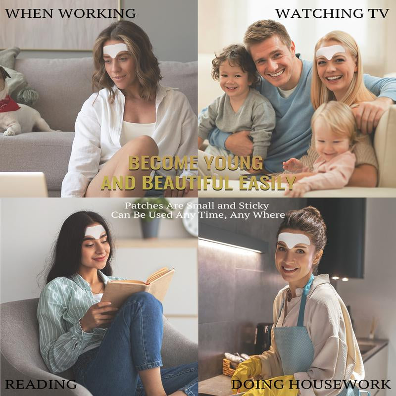 MOSSIEGIA Forehead Patch Help Fine Lines Correcting Skin Firminghydrating Moisturizing Firming.Mother'S Day Gift.Skincare Patches for Women & Men Smoother Comfort