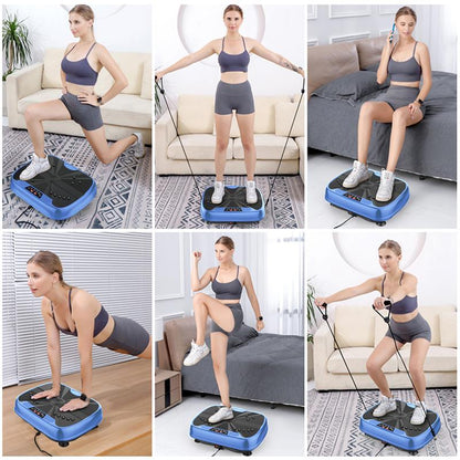 Vibrating Lymphatic Drainage Exercise Machine - Vibrating Plate Fitness Platform Shaking Full Body Shaker Workout Machine for Home/Office