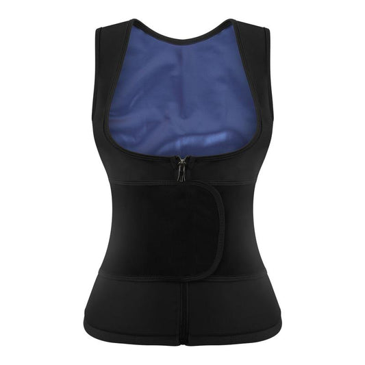 Women'S Adjustable Velcro Sauna Tank Top, Tummy Control Shapewear Sleeveless Sauna Suit Waist Trainer Vest Shirt for Women, Workout Gym Exercise Clothing, Gym Clothes, Gym Wear, Fajas Para Mujer, Women Sportswear Activewear Womenswear Athletic
