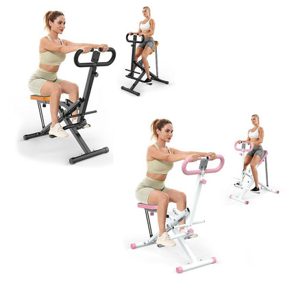 Squat Machine for Home,Ride & Rowingmachine for Botty Glutes Butt Thighs,330Lbs Foldable,Rodeocore Exercise Machine,Abback/Leg Press Hip Thrust