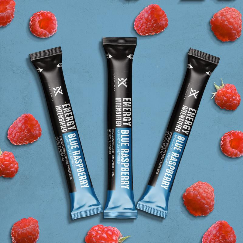 Cardomax Hydromax Hydration Sticks – Blue Raspberry – Liquid Electrolyte Drink Mix with Sodium, Potassium & Magnesium – Supports Hydration, Endurance & Recovery – Sugar-Free, Dye-Free, Naturally Flavored – 15 Single-Serve Packs