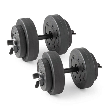 40Lb Adjustable Vinyl Dumbbell Set
