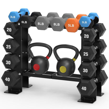 Dumbbell Rack Stand for 450 lbs Weight Storage - Home Gym Exercise Equipment (Dumbbells Not Included)