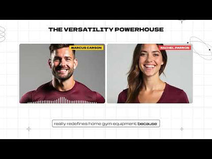 Adjustable dumbbells, barbell, kettlebell, and push-up stand – versatile home gym set, 22-88lb