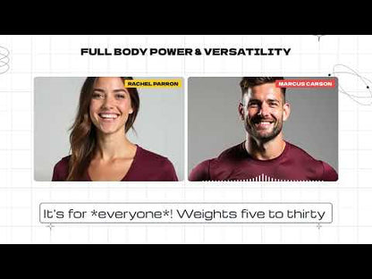 Steel mace bell for strength training – full body, grip, and shoulder workouts, 5-30lb